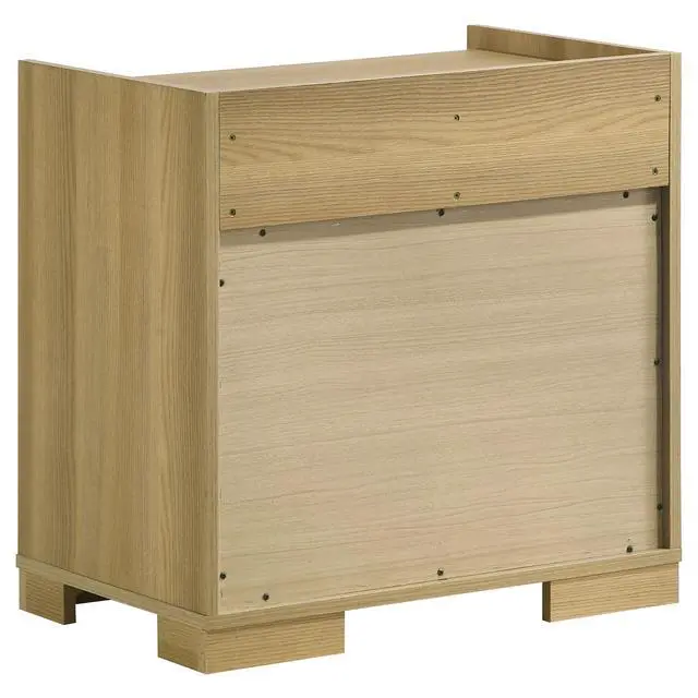 Alt view image 7 of 7 - Lincoln Natural 2-Drawer Nightstand Bedside Table