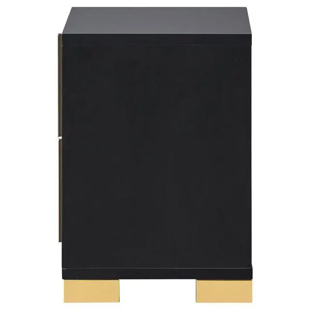 Alt view image 5 of 7 - Jeremiah Black 2-Drawer Nightstand