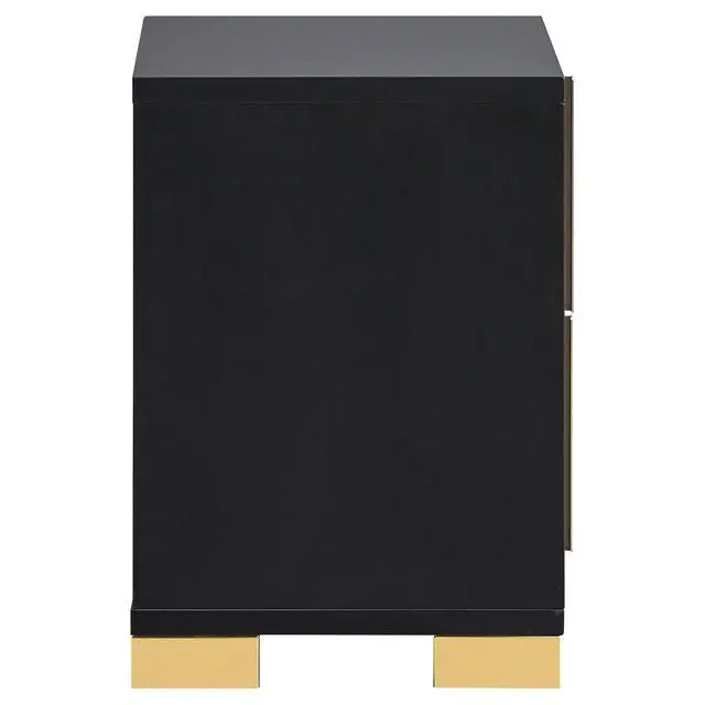 Alt view image 6 of 7 - Jeremiah Black 2-Drawer Nightstand