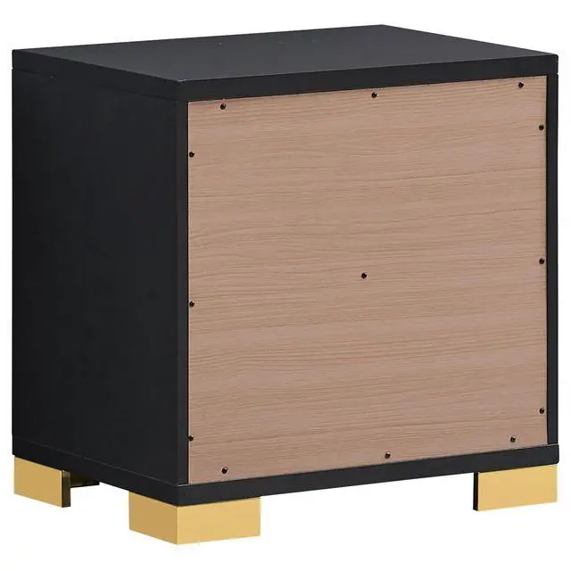 Alt view image 7 of 7 - Jeremiah Black 2-Drawer Nightstand