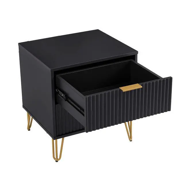 Alt view image 7 of 7 - Nightstand In Black