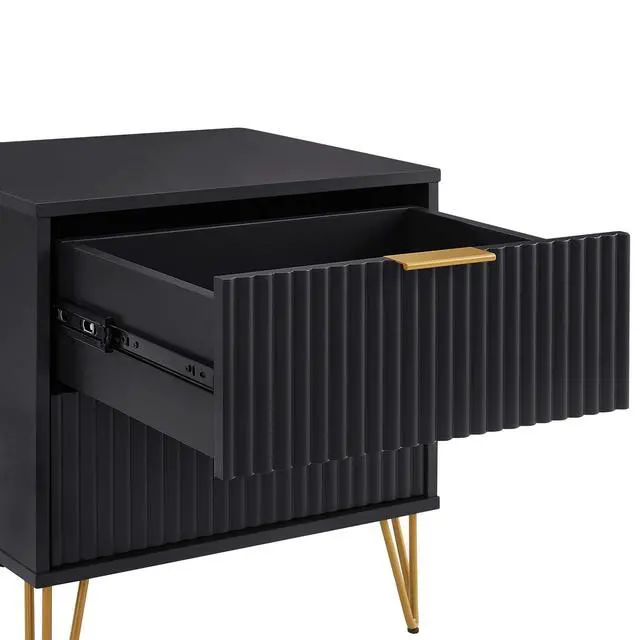Alt view image 5 of 7 - Nightstand In Black