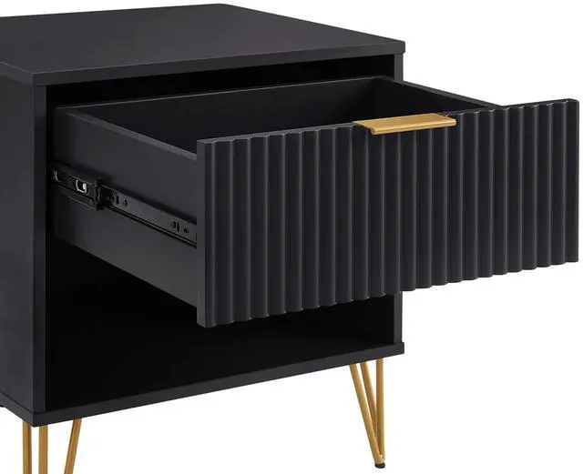 Alt view image 5 of 7 - Nightstand In Black