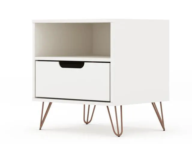 Alt view image 7 of 7 - Nightstand In White