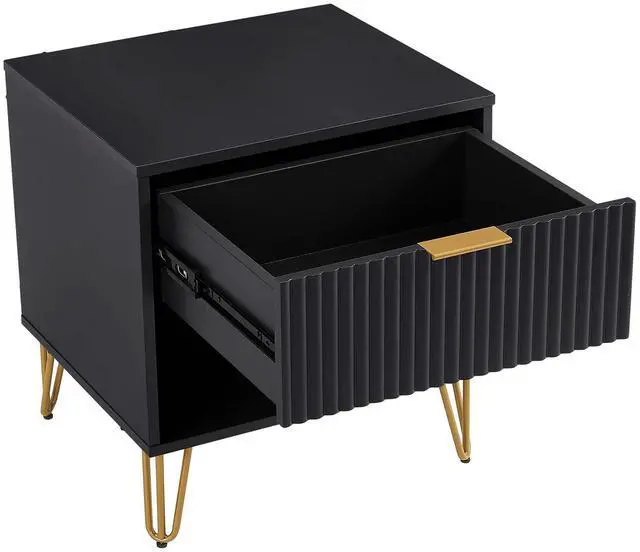 Alt view image 7 of 7 - Nightstand In Black
