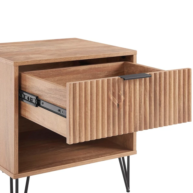 Alt view image 5 of 7 - Nightstand In Golden Brown