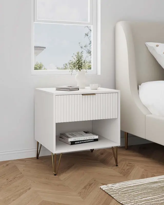 Alt view image 2 of 7 - Nightstand In White