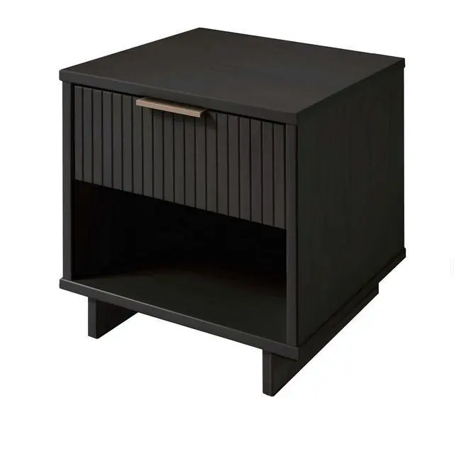 Alt view image 7 of 7 - Nightstand In Charcoal Gray