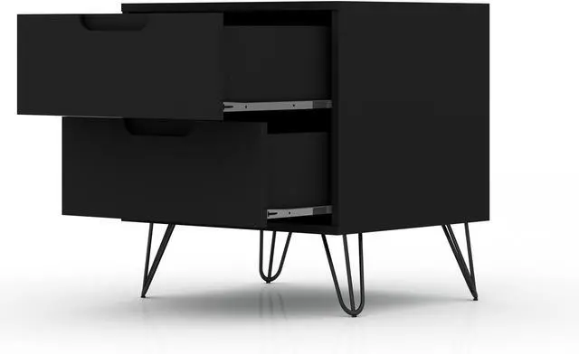 Alt view image 4 of 7 - Nightstand In Black