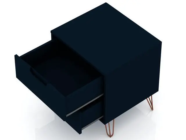 Alt view image 5 of 7 - Nightstand In Midnight Blue