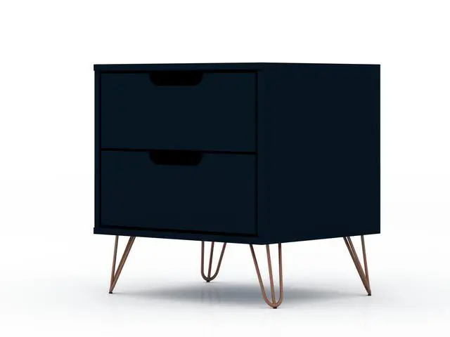 Alt view image 7 of 7 - Nightstand In Midnight Blue