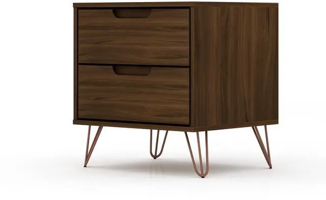 Alt view image 7 of 7 - Nightstand In Chestnut Brown