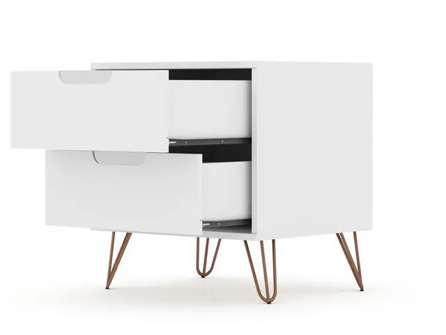 Alt view image 4 of 7 - Nightstand In White