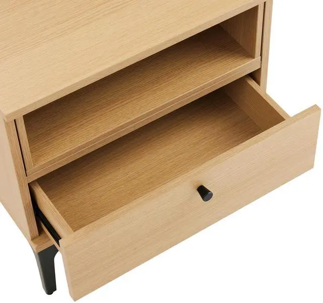 Alt view image 5 of 7 - Nightstand In Light Oak
