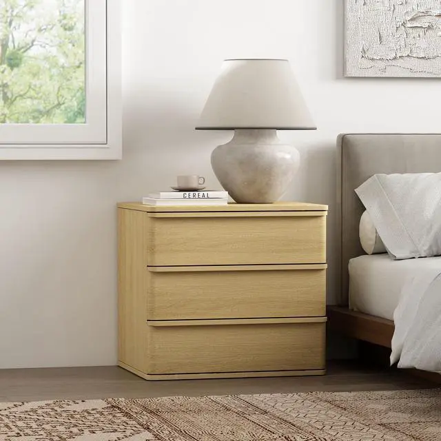 Alt view image 2 of 7 - Nightstand In Natural Oak