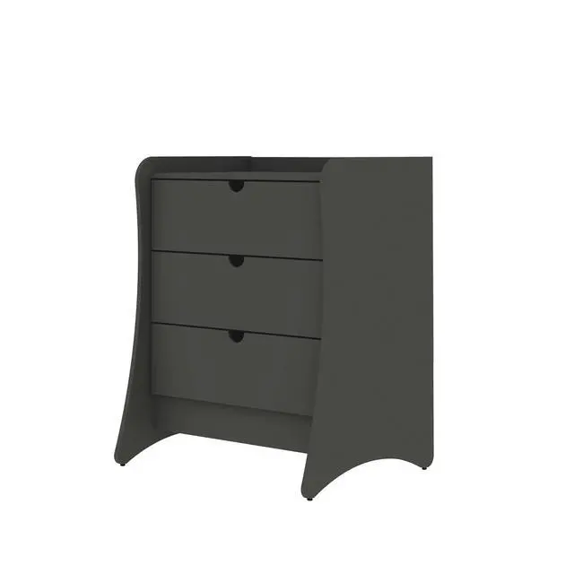Alt view image 5 of 7 - Nightstand In Charcoal Gray