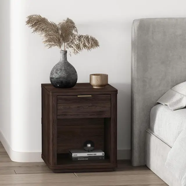 Alt view image 2 of 7 - Nightstand In Brown