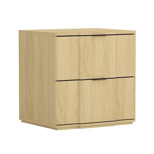 Alt view image 6 of 7 - Nightstand In Natural And Gold