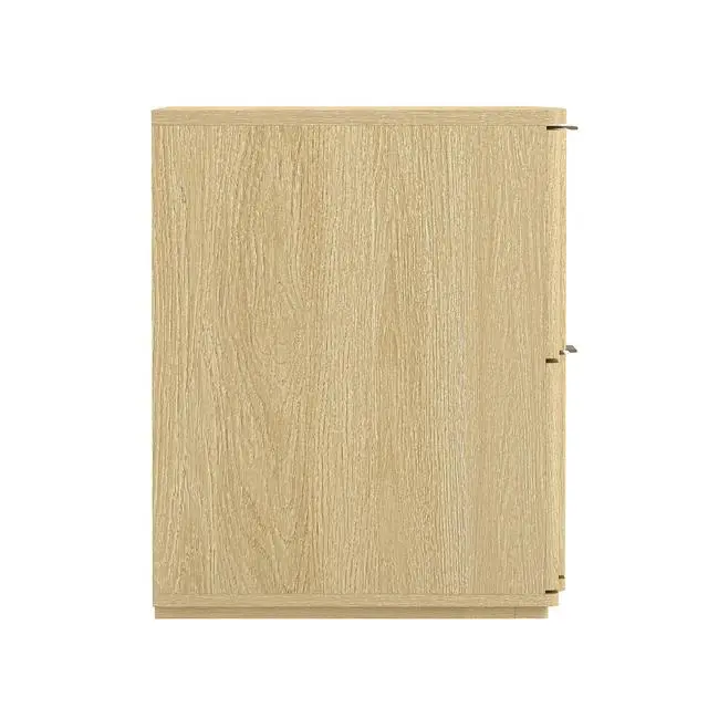 Alt view image 7 of 7 - Nightstand In Natural And Gold