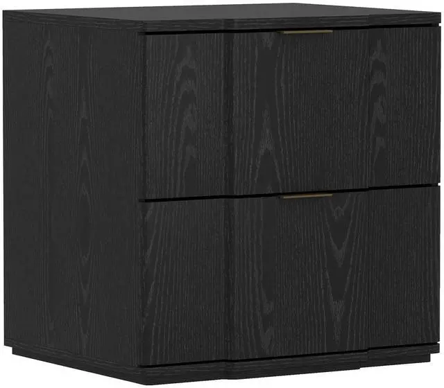 Alt view image 6 of 7 - Nightstand In Black And Gold