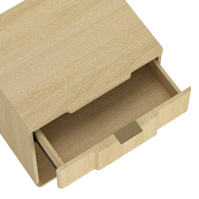 Alt view image 5 of 7 - Nightstand In Natural Oak
