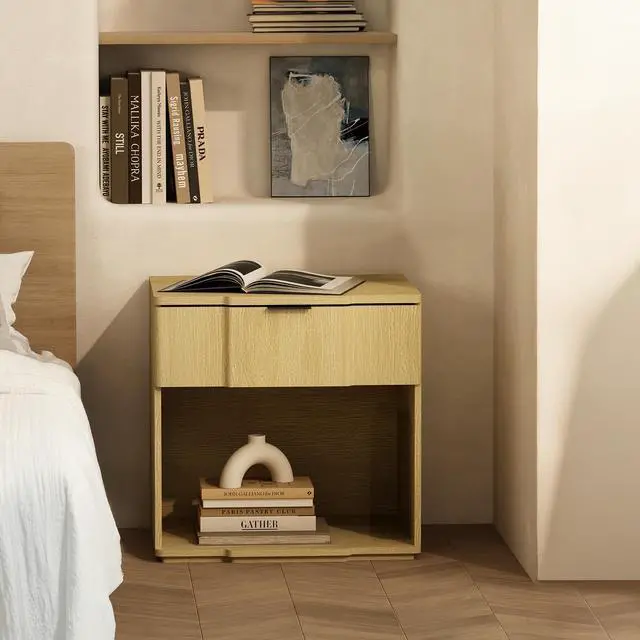 Alt view image 2 of 7 - Nightstand In Natural Oak