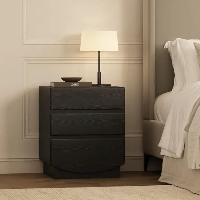 Alt view image 2 of 7 - Nightstand In Black