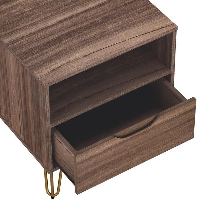 Alt view image 4 of 7 - Nightstand In Brown