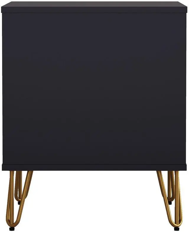 Alt view image 3 of 7 - Nightstand In Black