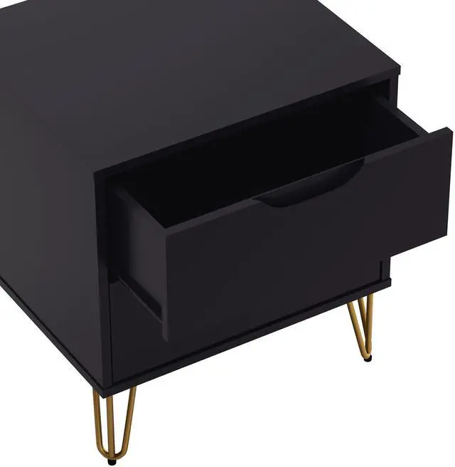 Alt view image 4 of 7 - Nightstand In Black