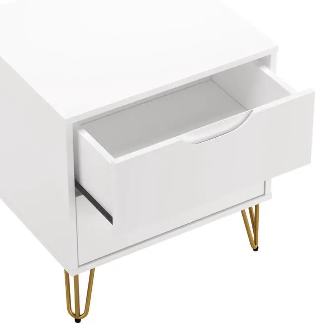 Alt view image 7 of 7 - Nightstand In White