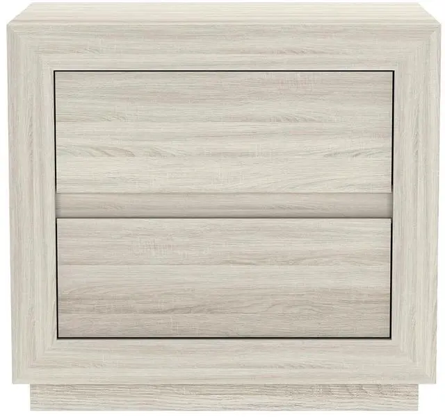 Main image of Nightstand In Whitewashed Oak