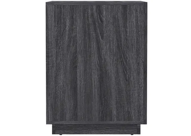 Alt view image 3 of 7 - Nightstand In Charcoal Gray
