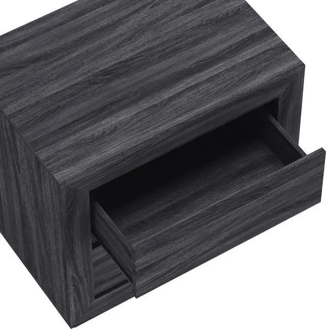 Alt view image 7 of 7 - Nightstand In Charcoal Gray