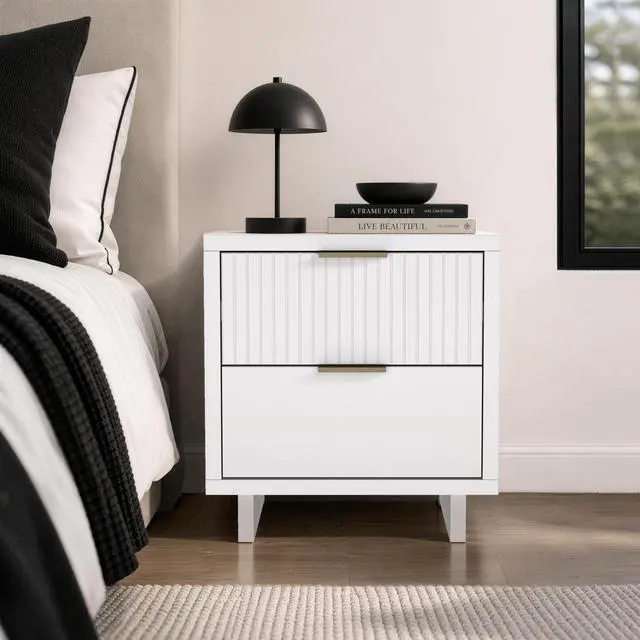 Alt view image 4 of 7 - Nightstand In White