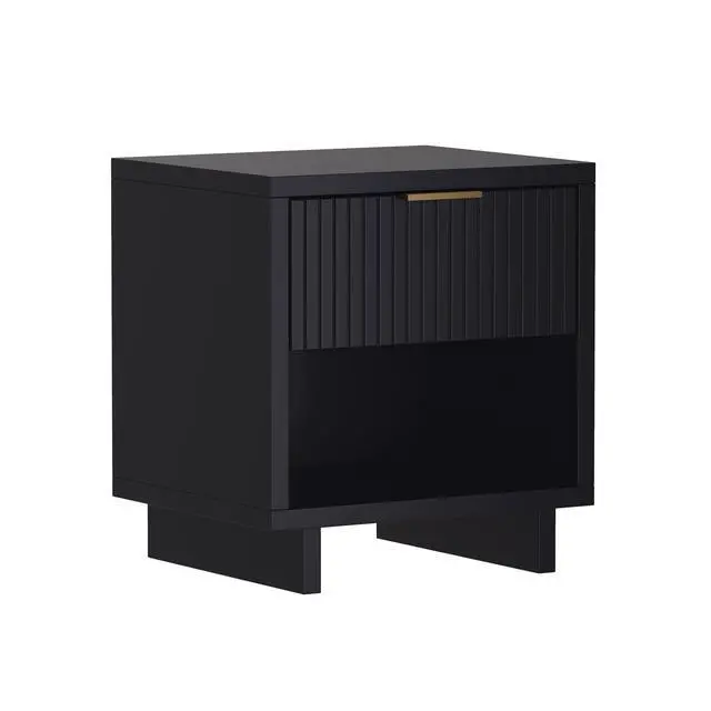 Alt view image 4 of 7 - Nightstand In Black