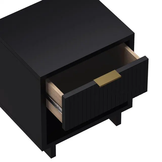 Alt view image 7 of 7 - Nightstand In Black