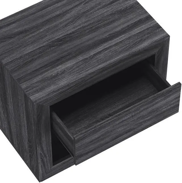 Alt view image 6 of 7 - Nightstand In Charcoal Gray
