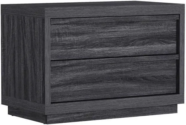 Alt view image 4 of 7 - Nightstand In Charcoal Gray