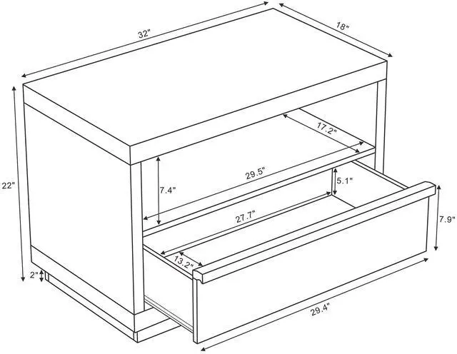 Alt view image 2 of 7 - Nightstand In Natural Oak
