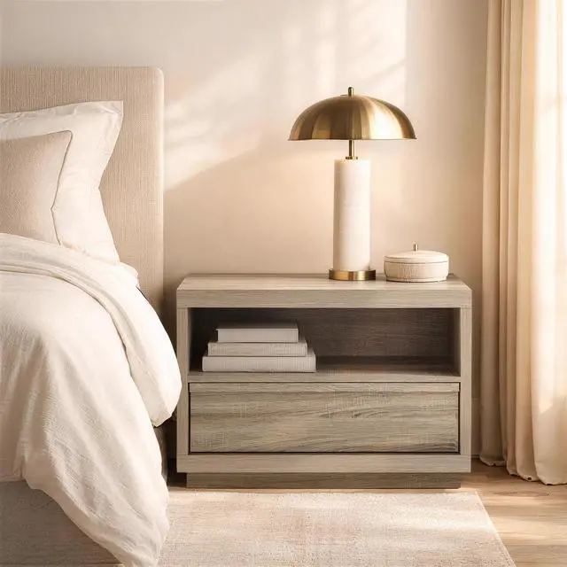Alt view image 4 of 7 - Nightstand In Natural Oak