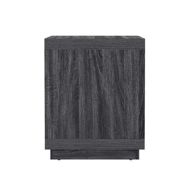 Alt view image 6 of 7 - Nightstand In Charcoal Gray