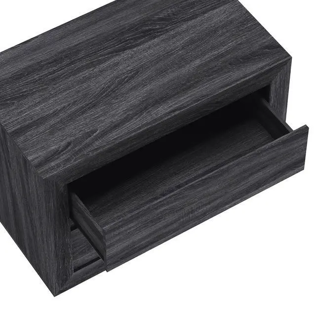 Alt view image 5 of 7 - Nightstand In Charcoal Gray