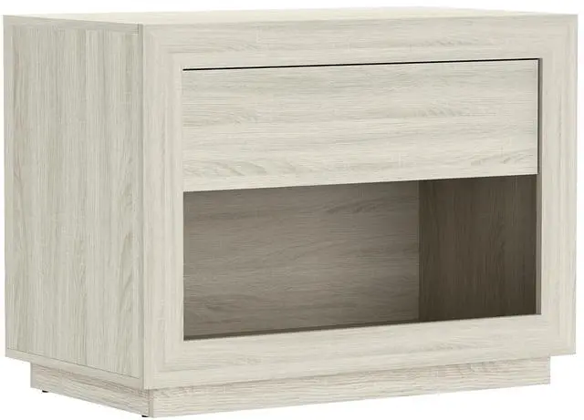Alt view image 5 of 7 - Nightstand In Whitewashed Oak