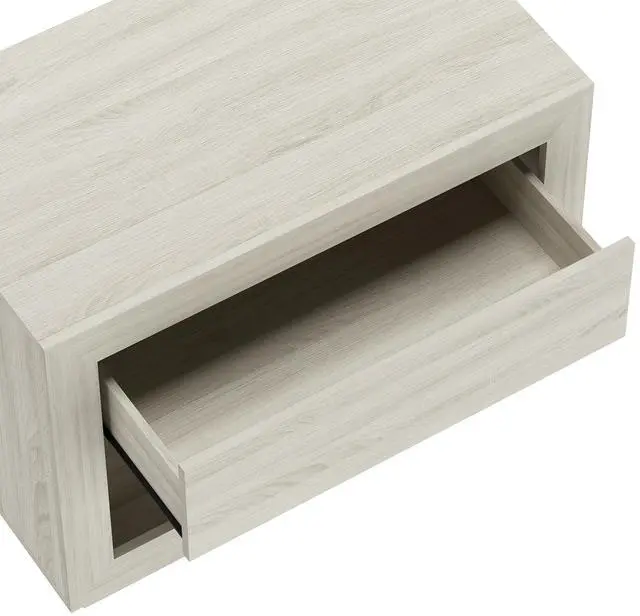 Alt view image 7 of 7 - Nightstand In Whitewashed Oak