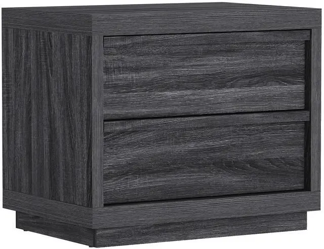 Alt view image 3 of 7 - Nightstand In Charcoal Gray