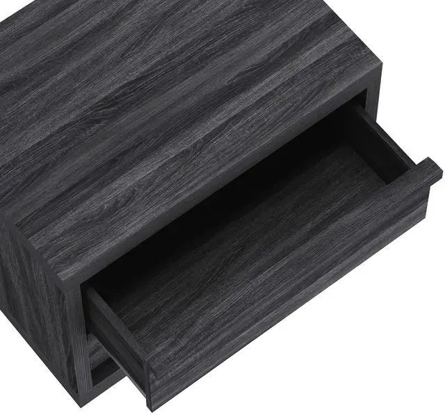 Alt view image 5 of 7 - Nightstand In Charcoal Gray
