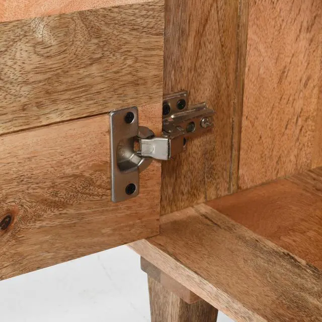 Alt view image 3 of 6 - Natural Wood Nightstand