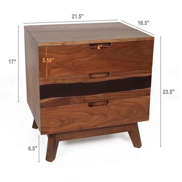 Alt view image 3 of 7 - 21.5X16.5X23" Nightstand