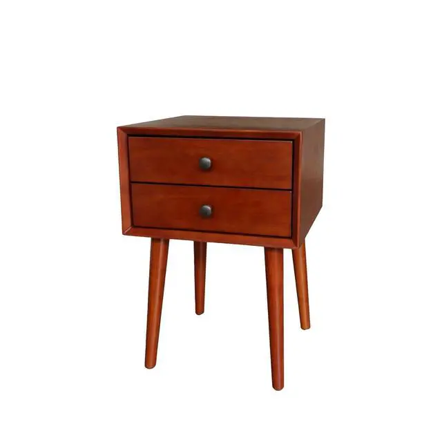 Alt view image 6 of 7 - Nightstand With 2-Drawers, Small Side End Table With Storage, Seadrifte